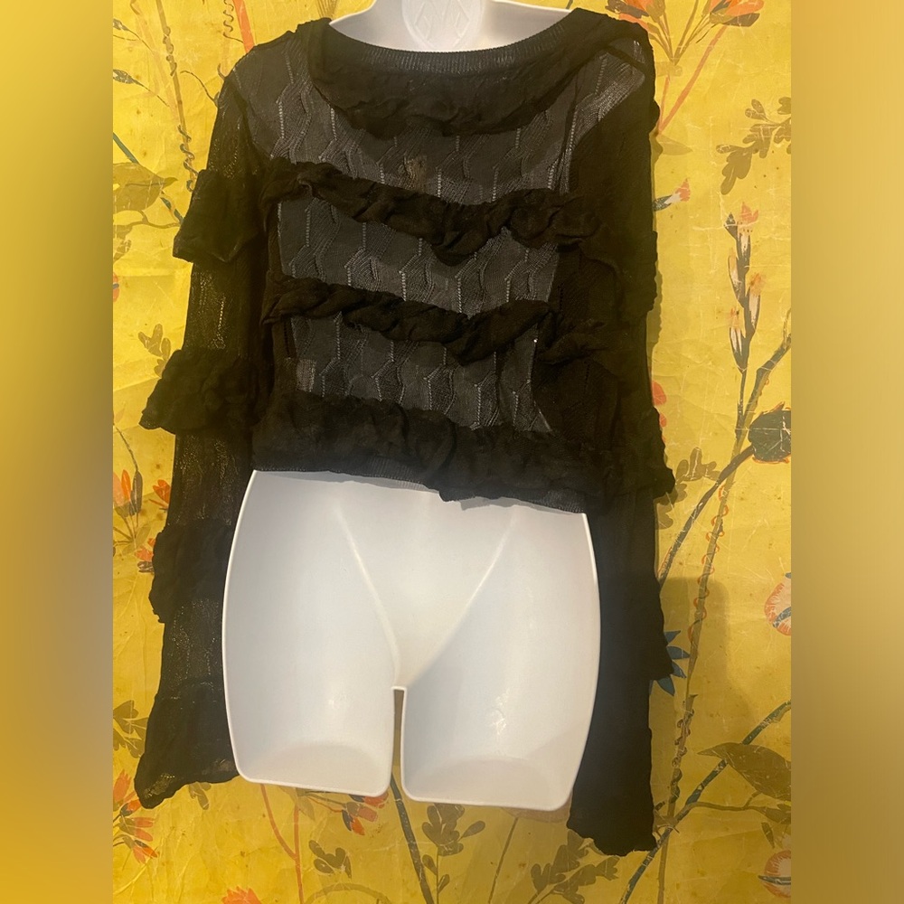 Free People Ruffle Cardigan - Picture 9 of 9